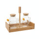 Oil Dispenser & Salt Shaker Set - 4 Pcs